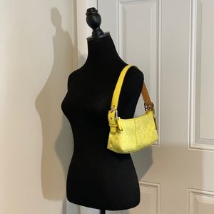 Coach Shoulder Bag - Lime Green